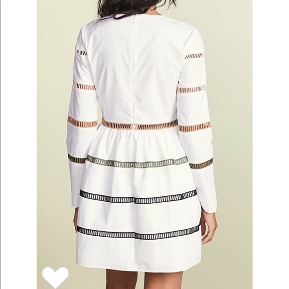 NWOT shopbop ENGLISH FACTORYA-Line Striped Dress - Picture 5 of 5